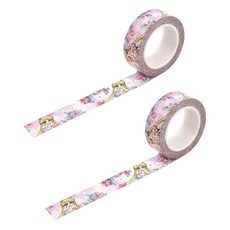 플라잉웨일즈 세일러문 마스킹 테이프 1.5cm x 1m, 프린세스세레니티, 2개