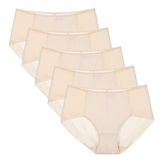 판도라by비비안 여성용 통기성 스키니 노라인 맥시 햄팬티 5종 세트