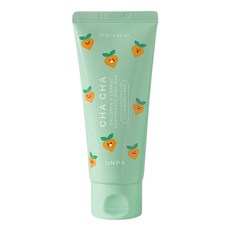 unpa chachaa 兒童胡蘿蔔牙膏 無氟, 1個, 75g