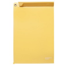BUCKOOFLY 布谷设计 MURA DESK A4 馬卡龍滑動式板夾, 1個, 黃色