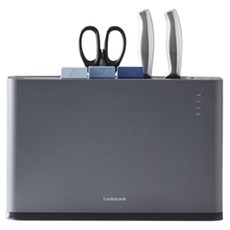 LocknLock 樂扣樂扣 刀具砧板殺菌機 第2代 + 2種刀具 + 剪刀組 ENS158DGRY, 深灰色, 1個