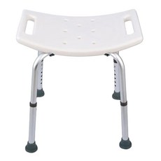 Daybyday 正直生活故事 病患用高度可調式沐浴椅, 白色, 1個