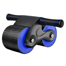 DAEHAN 核心運動 腹肌強化 ab滑輪 健腹輪, 藍色, 單一商品