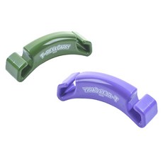 T-REX CASTER 手提購物袋 塑膠袋 購物籃 矽膠提把 分散承重 2件組, 卡其色, 紫色, 1套