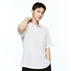 밸롭 남성용 아이스프레쉬 폴로 세미오버 티셔츠 BB2SCTM010