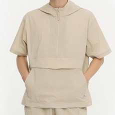 밸롭 남녀공용 슬롭 PF 반팔 아노락 세미오버 바람막이 상의 BB2LANU003