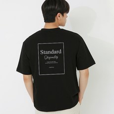 에어플레인 스탠다드 릴렉스핏 20수 통기성 라운드 반팔 티셔츠