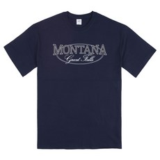 에어플레인 몬타나 릴렉스핏 20수 통기성 라운드 반팔 티셔츠