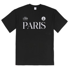 에어플레인 파리1789 릴렉스핏 20수 통기성 라운드 반팔 티셔츠