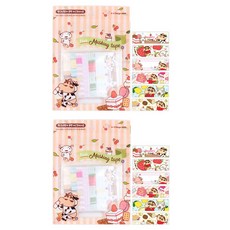 짱구 플랫 마스킹테이프, 디저트타임, 2세트