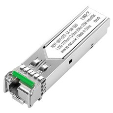 NEXTU 單模1芯LC Mini-GBIC光模組 NEXT-SFP1GDT-LX-SM-B20, 1個, 灰色, 100cm