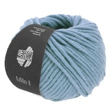 라나그로사 밀레 2 뜨개실, 155 helles Taubenblau, 1개