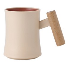 With Sense 感性木質握把漱口杯, 粉紅色, 1個