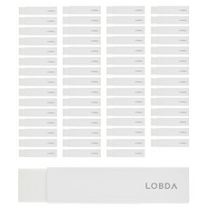 lobda 橡皮擦, 60個, 白霧