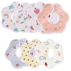 HARAROI 嬰兒圍巾圍兜 7 件套 Lovely Daily