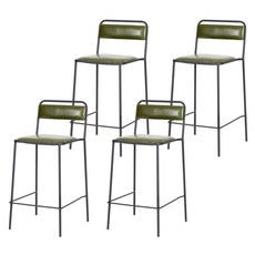 도리퍼니처 헤미쉬 바텐 의자, 카키, 4개