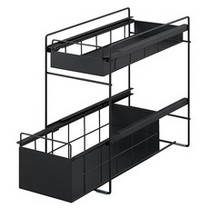 IRIS OHYAMA 愛麗思歐雅瑪 廚房收納架 SSR-200, 黑色