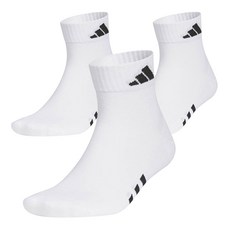 아디다스 퍼포먼스 이중바닥쿠션 스포츠 양말 3족, 화이트(IN2704), 1세트