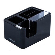 deLi 得力 多用途膠帶座 E809, 黑色, 1個