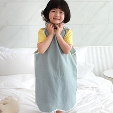 BEBE CHOUETTE 兒童粉彩亞麻網眼睡眠背心