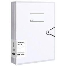 Kohimo A4 透明文件夾 4W145 80p, 1個, 白色