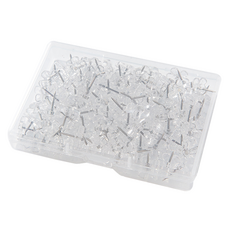 Kohimo 花朵透明便條圖釘, 100個, 1組