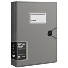 Kohimo A4 透明文件夾 4W145 80p, 1個, 黑色