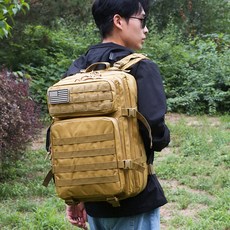 엘쏘 남성용 대용량 크로스핏 캠핑 밀리터리 백팩 36~55L