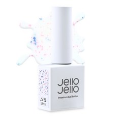 Jello Jello Milky 水磨石系列片狀亮片凝膠指甲油, 10ml, JS-21 跳跳糖蘇打, 1個