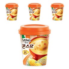 VONO 杯裝玉米濃湯, 4個, 19g