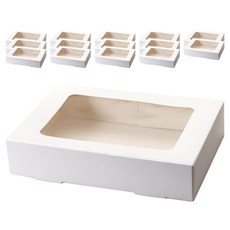 indi.k 長方形盒 2號, 白色, 15個