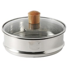 Maxcook 玻璃蓋多用途304不鏽鋼蒸鍋, 1個, 18cm