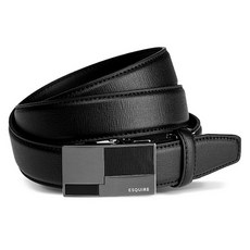 ESQUIRE 男士牛皮西裝腰帶 EXDSBA407BK