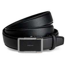 ESQUIRE 男士牛皮西裝腰帶 EXDSBA404BK