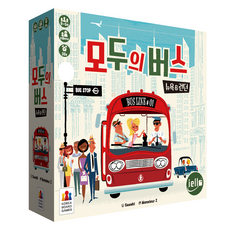 IELLO 코리아보드게임즈 모두의 버스 뉴욕 앤 런던 보드게임, 혼합색상, 1개