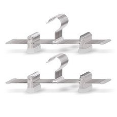 Market Plan One-fit 防滑夾式褲架, 20個, 灰色