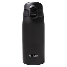 TIGER 虎牌 彈蓋型保溫杯, 1個, 曜岩黑(KK), 350ml