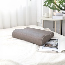 Magic Bed 記憶棉枕頭, 現代巧克力色, 1個