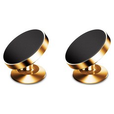 DAEHAN 車用磁吸式手機支架, 金色, 2個