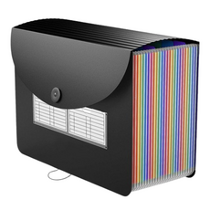 Aster 風琴夾 37格, 1個, 黑色