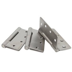 ALLGORR BAMJIN HARDWARE門用3孔鉸鍊 不鏽鋼, 3個