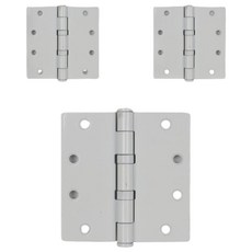 ALLGORR Bemjin Hardware門用5顆鉸鍊 白色, 3個