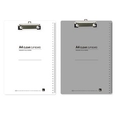 misoro 4000 透明文件板 2件組 2305, 透明 + 灰色透明, 1套