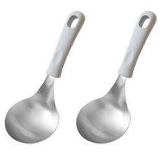 라임올리브 실리콘 서빙 미니국자, 연그레이, 2개