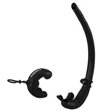 Yoitch 自由潛水英雄浮潛呼吸管, 黑色