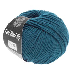 Lana Grossa Cool Wool Big 毛線 COOL WOOL BIG, 1個, 979 深藍綠色