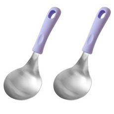 LimeOlive 矽膠迷你上菜勺, 紫色, 2個