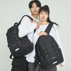 morning glory Campus Mate 基本款後背包, 黑色