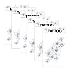 Petit 迷你紋身 TS024, 櫻花, 6個