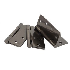 ALLGORR Bemjin Hardware門用3片式復古黃銅鉸鍊, 3個